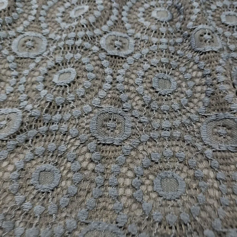 Haani Dress Size Small Knit Crochet Blue Used